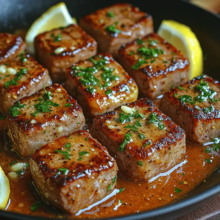 When it comes to satisfying meals that pack a punch of flavor, few dishes can compete with sizzling garlic butter steak bites. This versatile recipe is perfect for a variety of occasions, whether you're hosting a casual family dinner, throwing an elegant gathering, or simply indulging in a weeknight treat. The tender morsels of steak, seared to perfection and generously coated in a rich garlic butter sauce, create a mouthwatering combination that is hard to resist.