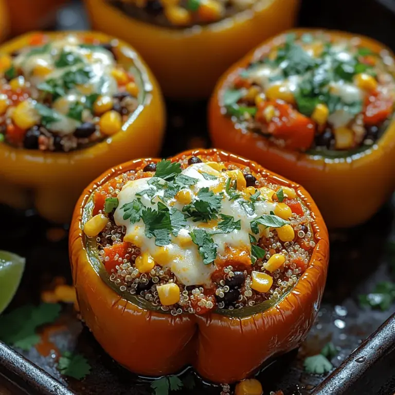 Stuffed peppers are a beloved staple in Tex-Mex cuisine, celebrated for their vibrant colors, hearty fillings, and versatility. They offer a delightful way to enjoy a variety of flavors and textures while providing a nutritious option for any meal. The Fiesta Tex-Mex Stuffed Peppers recipe takes this classic dish to new heights, turning simple bell peppers into a colorful feast that appeals to both the eye and the palate.