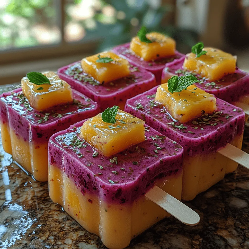 As the sun blazes and temperatures rise, there's nothing quite as refreshing as a homemade frozen treat. Enter Icy Hibiscus Pineapple Pops—delightful, colorful popsicles that combine the tropical sweetness of fresh pineapple with the tart and floral notes of hibiscus. These pops are not only visually stunning but also packed with natural ingredients that make them a healthier alternative to store-bought frozen snacks. Ideal for hot summer days, family gatherings, or whenever you crave something cool and delicious, these Icy Hibiscus Pineapple Pops are sure to please both kids and adults alike.