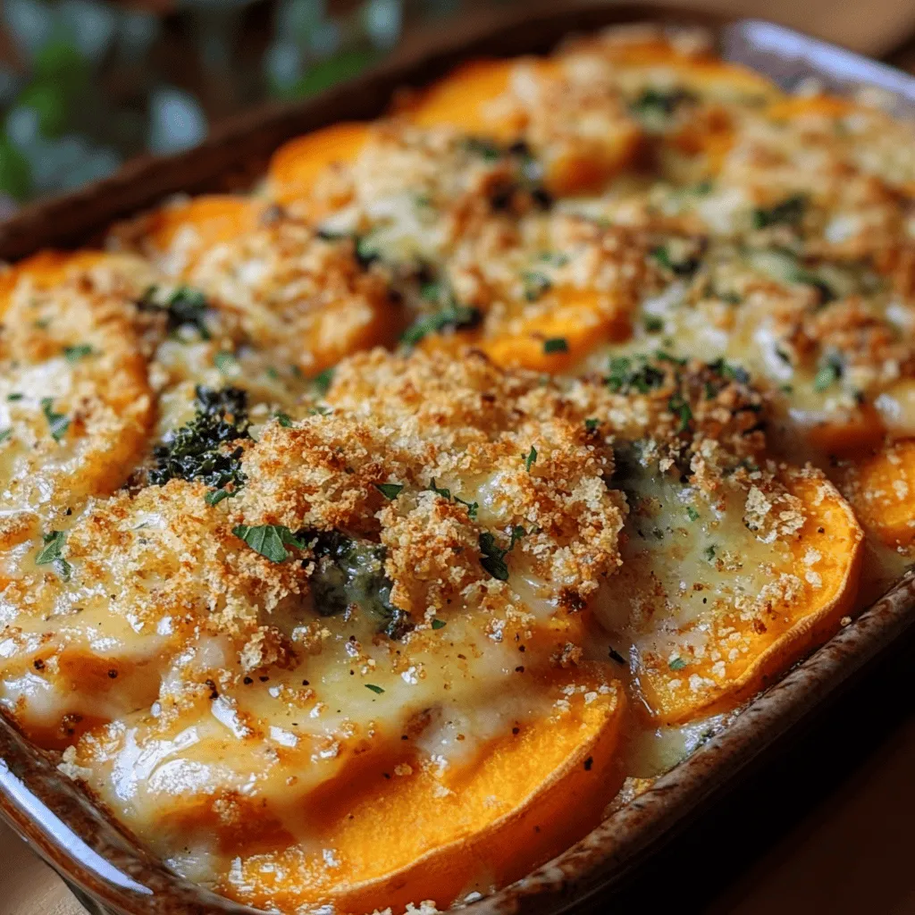 The Sweet Potato & Kale Delight Gratin is a delightful dish that perfectly balances health and comfort. This gratin is not only visually stunning with its vibrant colors but also boasts a rich and creamy texture that makes it a favorite at gatherings, family dinners, and cozy nights at home. With layers of thinly sliced sweet potatoes and nutrient-packed kale, this dish is a feast for the senses and a wholesome addition to any meal.