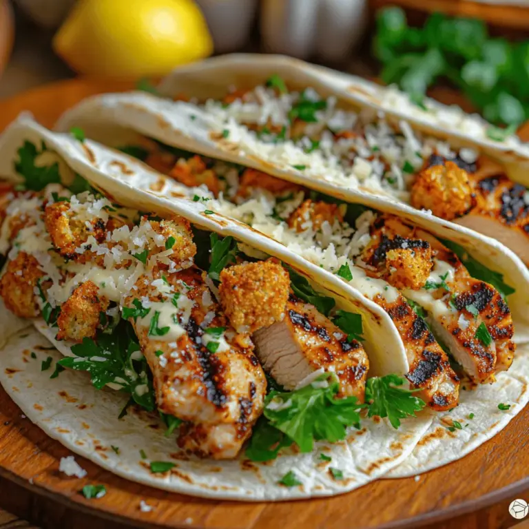 Wraps are an incredibly versatile meal option, perfect for those who are looking for convenience without sacrificing flavor or nutrition. Whether you're in a rush, packing a lunch for work or school, or planning a picnic, wraps offer an easy-to-handle and customizable solution. Among the myriad of wrap options, Grilled Chicken Caesar Wraps stand out for their delicious combination of classic Caesar salad flavors wrapped in a soft tortilla. This recipe takes the beloved Caesar salad—a dish cherished for its creamy dressing, crisp romaine lettuce, and savory chicken—and transforms it into a portable meal that’s both satisfying and easy to prepare.