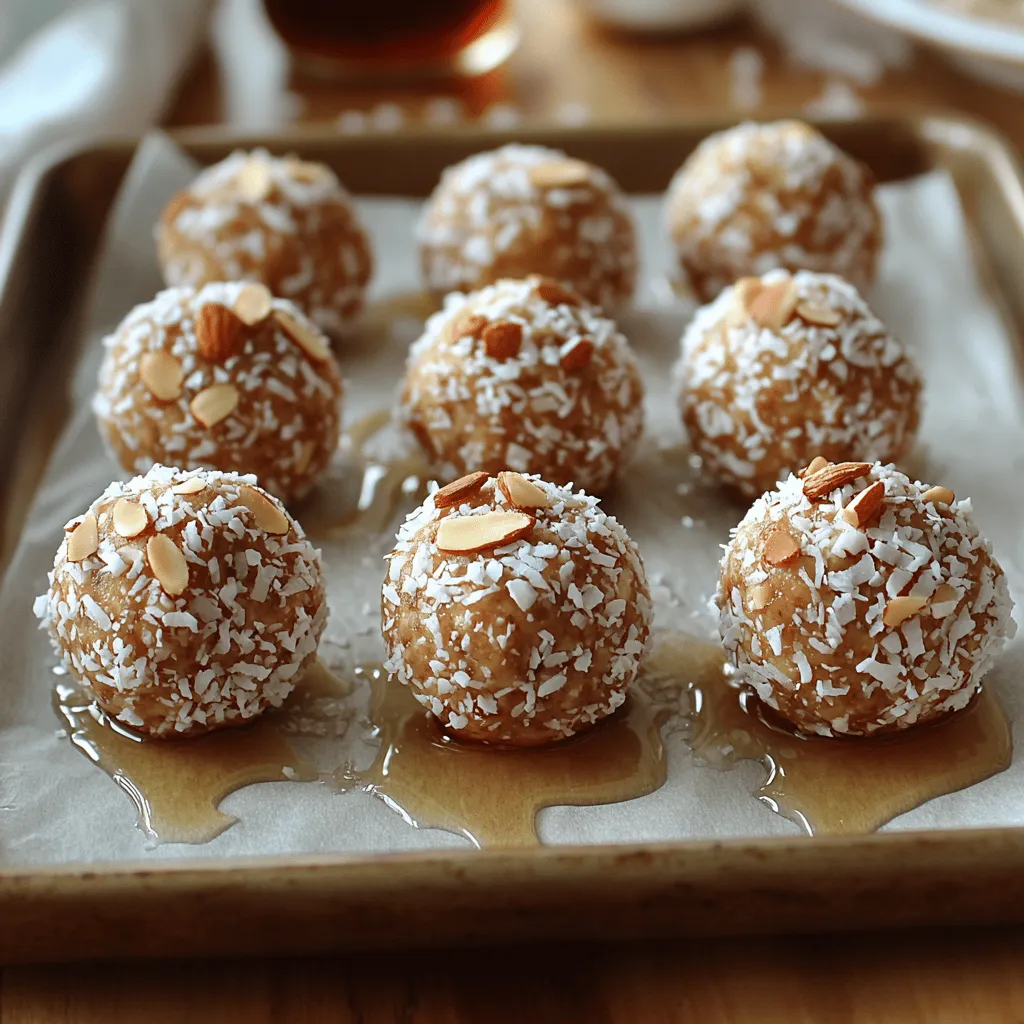 Almond Coconut Bliss Balls Recipe