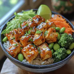 In the quest for a satisfying and nutritious meal, Crunchy Chili Tofu Rice Bowls stand out as an enticing choice that seamlessly marries flavor and health. This dish boasts a delightful combination of crispy tofu, fragrant rice, and vibrant vegetables, offering a medley of textures and tastes that will please the palate. As plant-based diets gain traction, more people are discovering the incredible versatility of tofu, a key ingredient in Asian-inspired dishes. Whether you’re a dedicated vegetarian or a meat-lover looking to explore more plant-based options, these rice bowls promise to be a hit at your dinner table, making them an ideal weeknight meal.