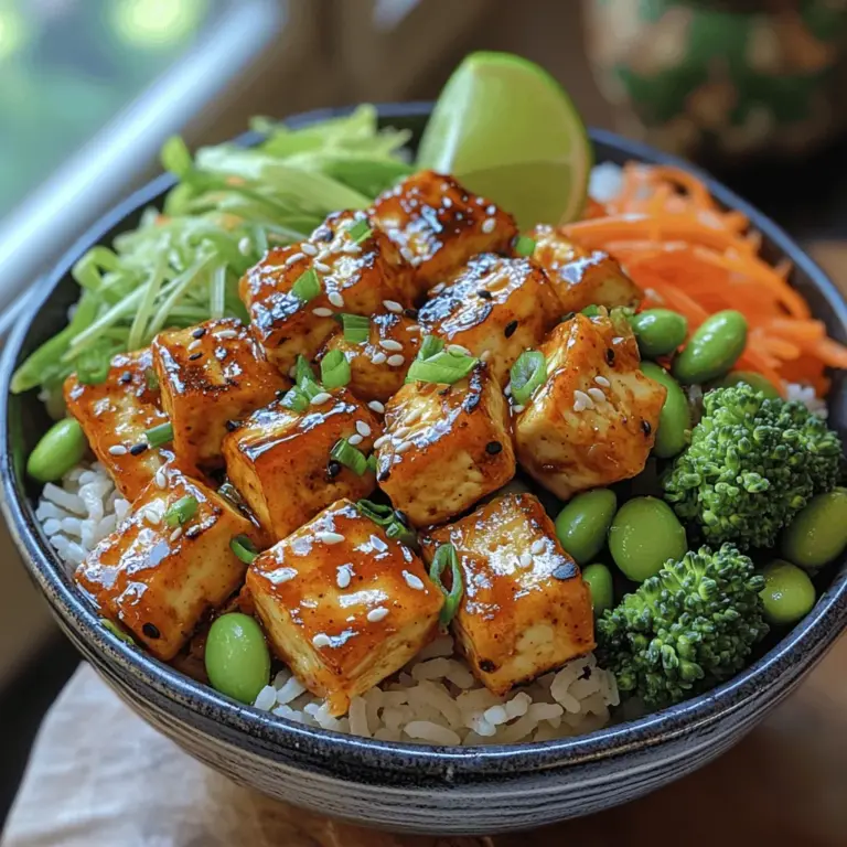 In the quest for a satisfying and nutritious meal, Crunchy Chili Tofu Rice Bowls stand out as an enticing choice that seamlessly marries flavor and health. This dish boasts a delightful combination of crispy tofu, fragrant rice, and vibrant vegetables, offering a medley of textures and tastes that will please the palate. As plant-based diets gain traction, more people are discovering the incredible versatility of tofu, a key ingredient in Asian-inspired dishes. Whether you’re a dedicated vegetarian or a meat-lover looking to explore more plant-based options, these rice bowls promise to be a hit at your dinner table, making them an ideal weeknight meal.