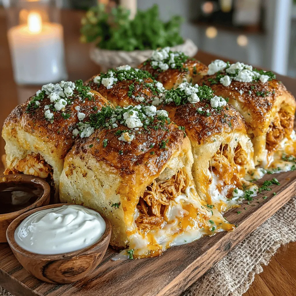 If you're searching for a delicious and easy-to-make dish that combines bold flavors and comfort food appeal, look no further than Buffalo Ranch Chicken Pizza Rolls. This tasty recipe merges the classic combo of spicy Buffalo sauce and creamy ranch dressing, creating an irresistible filling that is enveloped in a golden, crispy crust. Whether you’re hosting a lively game day gathering, a casual family dinner, or simply craving a snack, these pizza rolls are sure to be a hit.