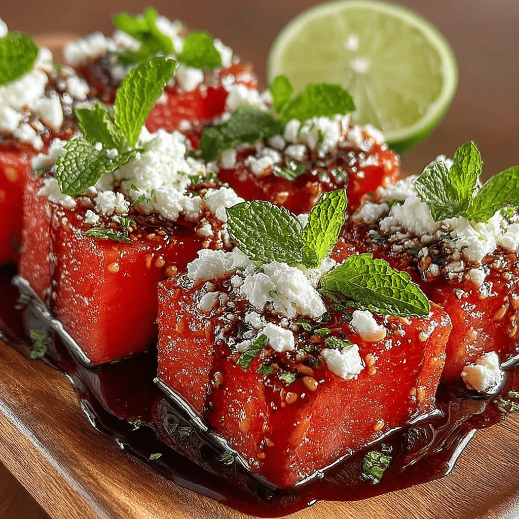 As the sun shines brighter and the temperatures rise, the allure of summer recipes becomes irresistible. Light, refreshing dishes that capture the essence of the season are essential for casual get-togethers, picnics, or simply enjoying a leisurely afternoon. One such delightful recipe is the Refreshing Watermelon Feta Bliss. This vibrant salad combines the juicy sweetness of watermelon with the creamy, tangy notes of feta cheese, enhanced further by the aromatic touch of fresh mint. It’s a dish that not only pleases the palate but also embodies the spirit of summer.