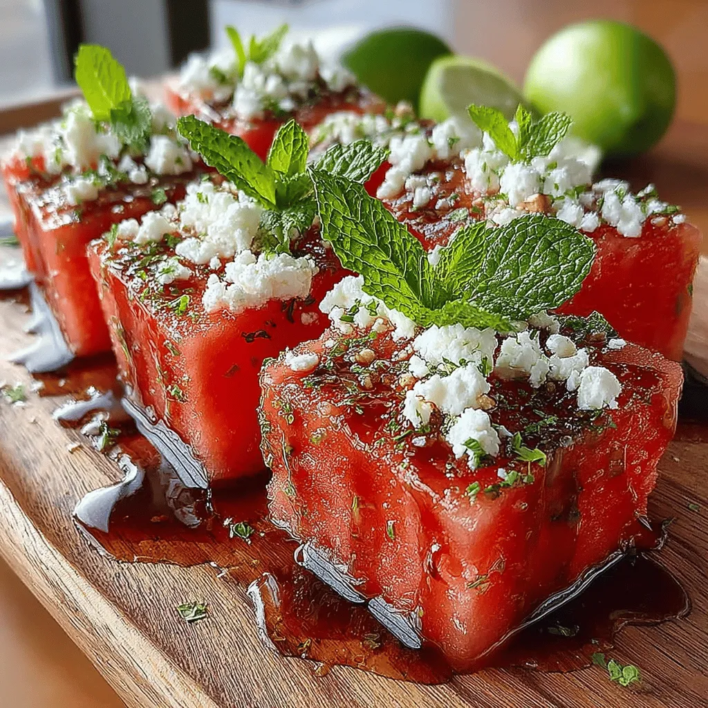As the sun shines brighter and the temperatures rise, the allure of summer recipes becomes irresistible. Light, refreshing dishes that capture the essence of the season are essential for casual get-togethers, picnics, or simply enjoying a leisurely afternoon. One such delightful recipe is the Refreshing Watermelon Feta Bliss. This vibrant salad combines the juicy sweetness of watermelon with the creamy, tangy notes of feta cheese, enhanced further by the aromatic touch of fresh mint. It’s a dish that not only pleases the palate but also embodies the spirit of summer.