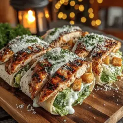 In recent years, wraps have surged in popularity, becoming a favorite among food enthusiasts for their versatility and convenience. Whether you're packing lunch for work, preparing a quick dinner for the family, or seeking a satisfying snack, wraps offer endless possibilities. They can be filled with a variety of ingredients, making them suitable for any palate or dietary preference. Among the myriad of wrap options available, Grilled Chicken Caesar Wraps stand out as a particularly appealing choice. This recipe combines the beloved flavors of a classic Caesar salad with the heartiness of grilled chicken, resulting in a meal that is both delicious and nutritious.