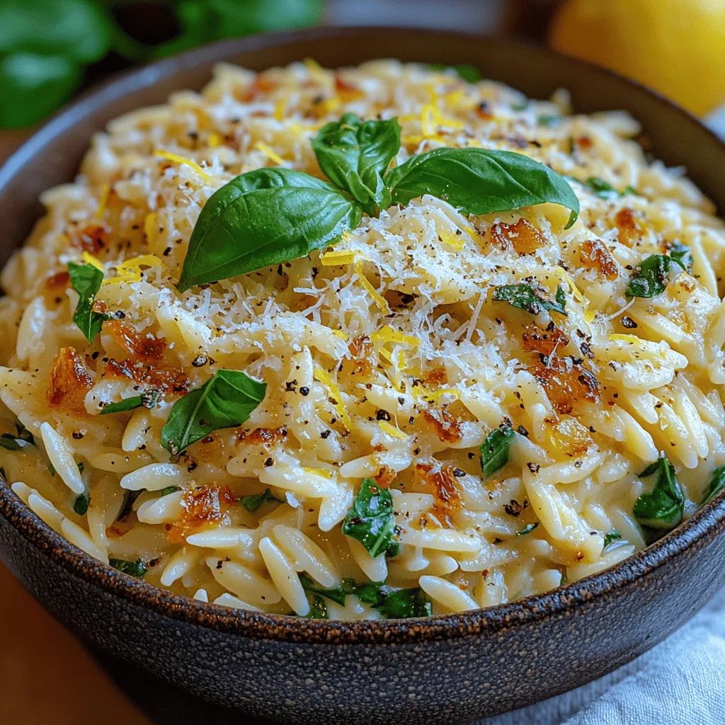Creamy Roasted Garlic Orzo: A Flavorful Delight