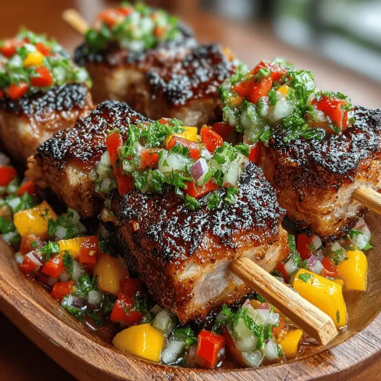 When it comes to summer cuisine, few dishes evoke the vibrant essence of tropical flavors quite like Tropical Tuna Skewers with Mango Salsa. This delightful recipe not only captures the spirit of sun-soaked beaches and lush palm trees, but it also brings a nutritious and refreshing option to your table. Perfect for summer gatherings, family barbecues, or light dinners, these skewers are sure to impress with their bright colors, enticing aromas, and mouthwatering taste.