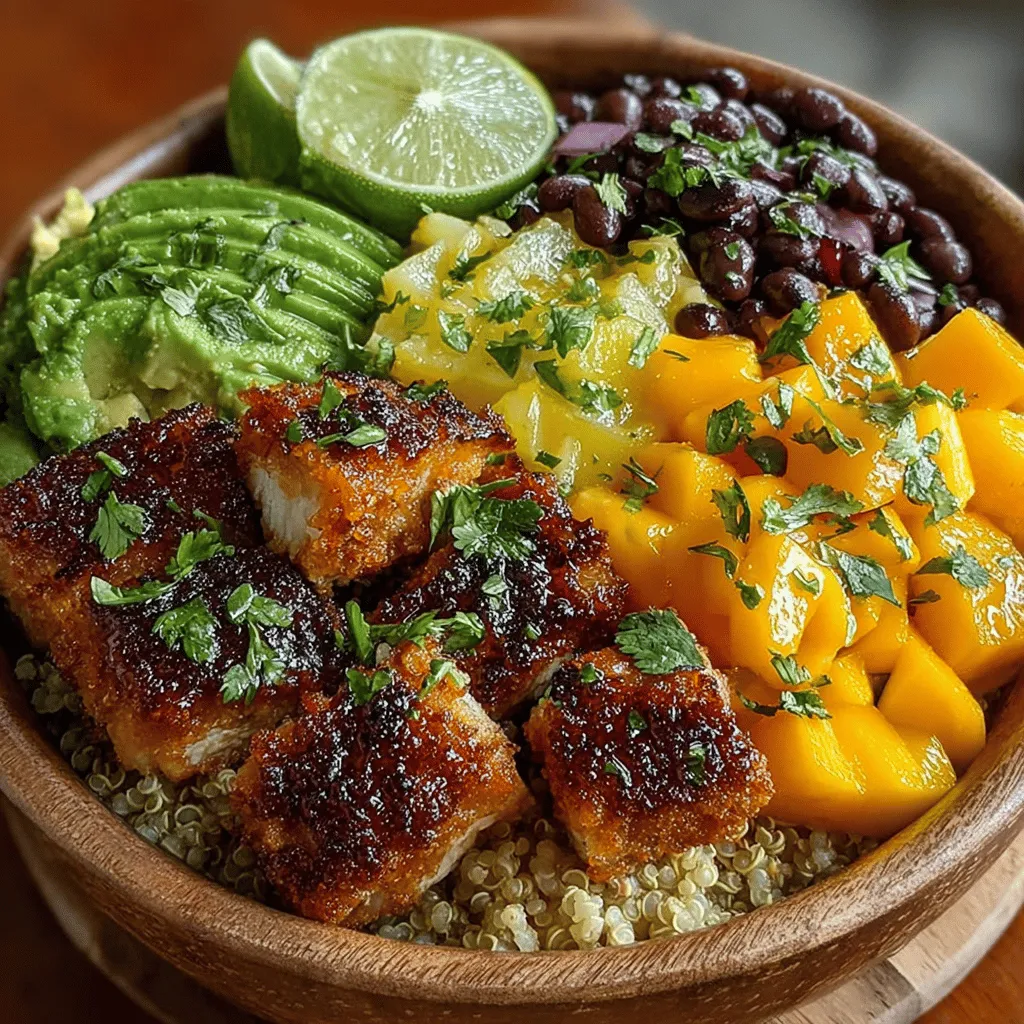 When it comes to vibrant, healthy meals that transport your taste buds to a sunny paradise, Tropical Delight Mango Chicken Bowls are at the forefront. This dish combines tender chicken, fresh mangos, and a medley of colorful vegetables, creating a feast that not only looks appealing but also bursts with flavor. Whether you're planning a casual family dinner, a meal prep for the week, or an impressive dish for entertaining guests, this recipe stands out for its simplicity and versatility.