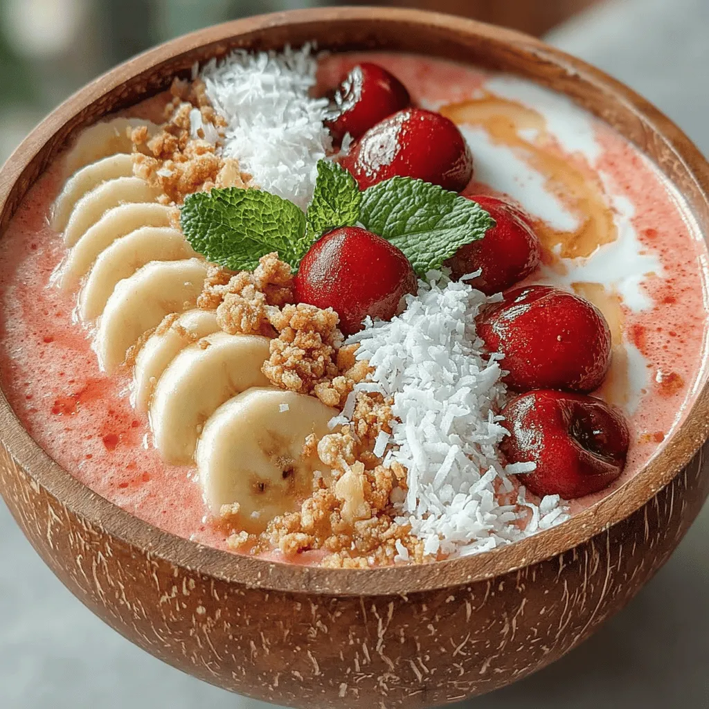 In recent years, smoothie bowls have surged in popularity as a delicious and nutritious breakfast option. These colorful, customizable bowls offer a delightful way to start the day while packing in a variety of nutrients. Among the many enticing recipes available, the Cherry Bliss Smoothie Bowl stands out for its stunning hue, delectable taste, and numerous health benefits. Not only is this smoothie bowl visually appealing, but it also serves as a powerhouse of essential vitamins, minerals, and antioxidants.