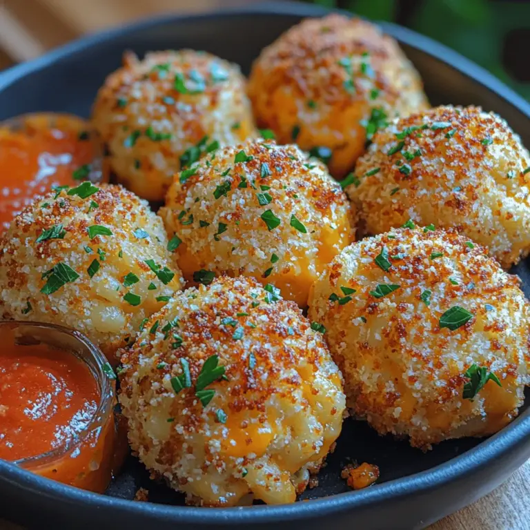 Preheating your oven is a crucial step that should never be overlooked when baking. This process helps maintain a consistent temperature throughout the cooking time, allowing for even cooking and browning. When you bake your Crunchy Baked Mac & Cheese Balls at the right temperature, they will develop that perfect golden crust while remaining creamy on the inside. Aim to preheat your oven to 400°F (200°C), ensuring it’s hot enough to give your mac and cheese balls the ideal crispy exterior.