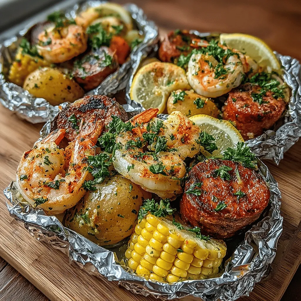 Shrimp boil foil packets are a delightful culinary creation that captures the essence of a traditional shrimp boil while offering modern conveniences. The appeal lies not only in the mouthwatering combination of flavors but also in the ease of preparation and the communal spirit of sharing a meal. Imagine a summer evening, friends gathered around, each opening their own foil packet to reveal a treasure trove of shrimp, potatoes, corn, and sausage, all infused with aromatic spices. This recipe transforms the classic shrimp boil into an individual experience, making it perfect for both intimate family dinners and lively outdoor gatherings.