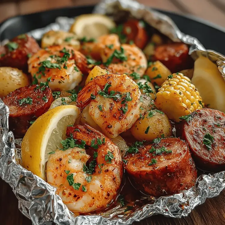Shrimp boil foil packets are a delightful culinary creation that captures the essence of a traditional shrimp boil while offering modern conveniences. The appeal lies not only in the mouthwatering combination of flavors but also in the ease of preparation and the communal spirit of sharing a meal. Imagine a summer evening, friends gathered around, each opening their own foil packet to reveal a treasure trove of shrimp, potatoes, corn, and sausage, all infused with aromatic spices. This recipe transforms the classic shrimp boil into an individual experience, making it perfect for both intimate family dinners and lively outdoor gatherings.