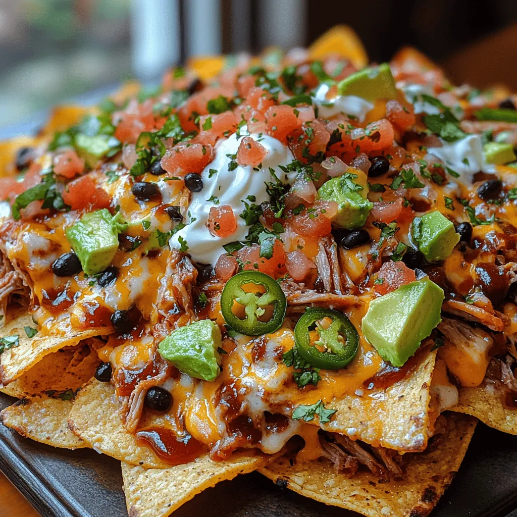 The fusion of slow-cooked pulled pork and nachos is a culinary match made in heaven. The juicy, flavorful pork contrasts beautifully with the crispy chips, while the melty cheese and zesty toppings elevate the dish to new heights. This recipe is not just about flavors; it’s about gathering friends and family around a shared plate, making it a perfect centerpiece for social occasions. The versatility of pulled pork nachos means you can customize them to suit your taste preferences, allowing for endless variations.