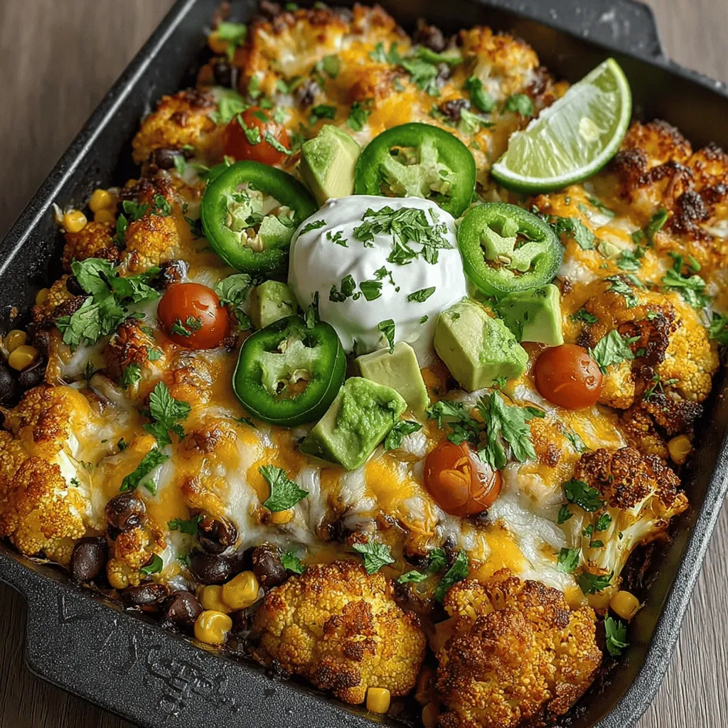 Nachos have become a beloved snack and appetizer, celebrated for their versatility and the endless combinations of toppings that can be added to create personalized flavor profiles. Traditionally made with tortilla chips, melted cheese, and an array of toppings, nachos are a go-to dish for game days, parties, or quiet movie nights at home. However, as the demand for healthier eating options grows, many are seeking alternatives that satisfy cravings without the guilt. Enter the Cheesy Cauliflower Nacho Tray Bake—a deliciously inventive twist on a classic that not only captures the essence of traditional nachos but also elevates them into a wholesome dish that caters to health-conscious eaters.