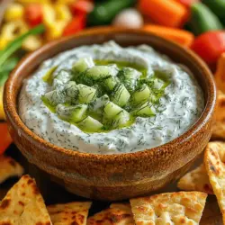 In the realm of culinary delights, few dishes can rival the refreshing zing of a cucumber dill yogurt dip. This versatile dip is not only a wonderful accompaniment for fresh vegetables, crackers, and pita chips but can also take center stage at parties and gatherings, serving as a flavorful appetizer that tantalizes the taste buds. Its creamy texture, combined with the crispness of cucumber and the aromatic notes of dill, creates a dip that is both satisfying and light—perfect for any occasion.