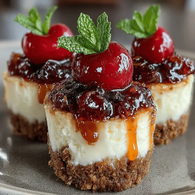 Cherry Delight Cheesecake Cups are a delectable treat that marries the creamy richness of cheesecake with the refreshing tartness of cherries, all served in an individual cup for that perfect, portable dessert experience. This delightful no-bake recipe offers an easy approach to enjoying cheesecake without the fuss of baking, making it an ideal choice for both novice and experienced home cooks. Whether you're hosting a summer gathering, a birthday party, or simply looking to satisfy your sweet tooth, these cheesecake cups provide an irresistible combination of flavors and textures that everyone will love.