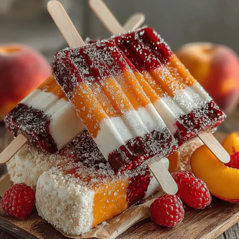 As the summer sun blazes overhead, there’s nothing quite as delightful as indulging in homemade frozen treats. Whether you're lounging by the pool, hosting a backyard barbecue, or simply seeking a refreshing snack, popsicles are the perfect way to cool down and satisfy your sweet tooth. Among the myriad of options available, Frozen Peach Melba Popsicles stand out with their vibrant flavors and wholesome ingredients. These popsicles not only evoke the classic taste of a beloved dessert but also bring a refreshing twist that makes them ideal for warm weather.