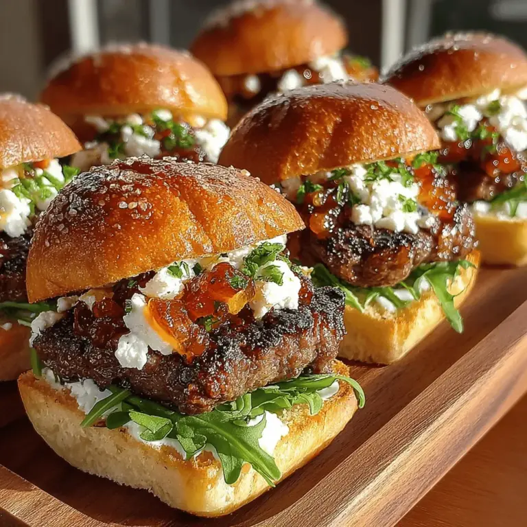 Sliders have become a beloved staple in the culinary landscape, celebrated for their versatility and fun presentation. These mini burgers can be customized to suit any taste, making them ideal for everything from casual weeknight dinners to festive gatherings and parties. In this recipe, we’re taking the classic slider and giving it a delightful twist by incorporating grilled cherries. The combination of sweet, juicy cherries with savory beef (or a plant-based substitute) creates a mouthwatering harmony of flavors that is sure to impress your guests and tantalize your taste buds.