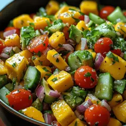 In the world of culinary delights, nothing quite compares to the refreshing taste of a well-made salad. The Tropical Delight: Fresh Mango Avocado Salad embodies this essence, combining vibrant ingredients for a dish that is not only visually appealing but also bursting with flavor. This salad is a celebration of tropical ingredients that invigorate the palate, making it an ideal choice for warm weather dining or any occasion that calls for a touch of brightness on the plate.