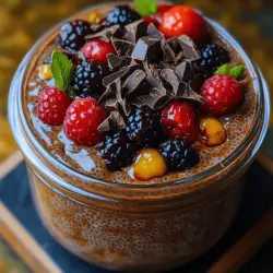 In a world where indulgence often comes with a side of guilt, the emergence of guilt-free desserts has become a beacon of hope for health-conscious food enthusiasts. The movement towards healthier eating is gaining momentum, as more individuals seek ways to satisfy their sweet cravings without compromising their wellness goals. Enter the Decadent Guilt-Free Chocolate Chia Pudding—a delectable treat that embodies the essence of indulgence while prioritizing nutrition.