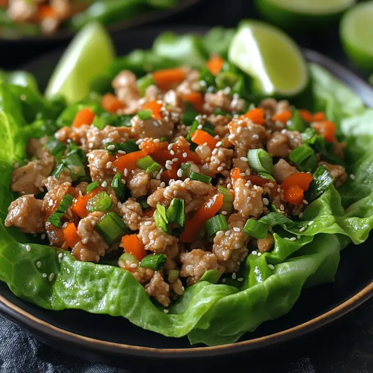 As the days grow longer and warmer, the desire for light, refreshing meals becomes more pronounced. One of the best ways to embrace the vibrant flavors of spring is with Savory Spring Chicken Lettuce Wraps. This dish combines tender ground chicken with a medley of colorful vegetables, all wrapped in crisp lettuce leaves. Not only is this recipe a treat for the palate, but it also aligns perfectly with seasonal eating, making the most of fresh produce and wholesome ingredients.
