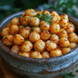 If you're looking for a tasty and healthy snack that satisfies your cravings, look no further than Crispy Ranch Chickpea Crunchers. This delightful dish is not only easy to make but also packs a punch in terms of flavor and nutrition. Chickpeas, or garbanzo beans, have been a staple in Mediterranean and Middle Eastern cuisines for centuries. They are not only versatile but also a powerhouse of protein, fiber, and essential vitamins, making them an excellent choice for anyone wanting to enhance their diet with wholesome ingredients.