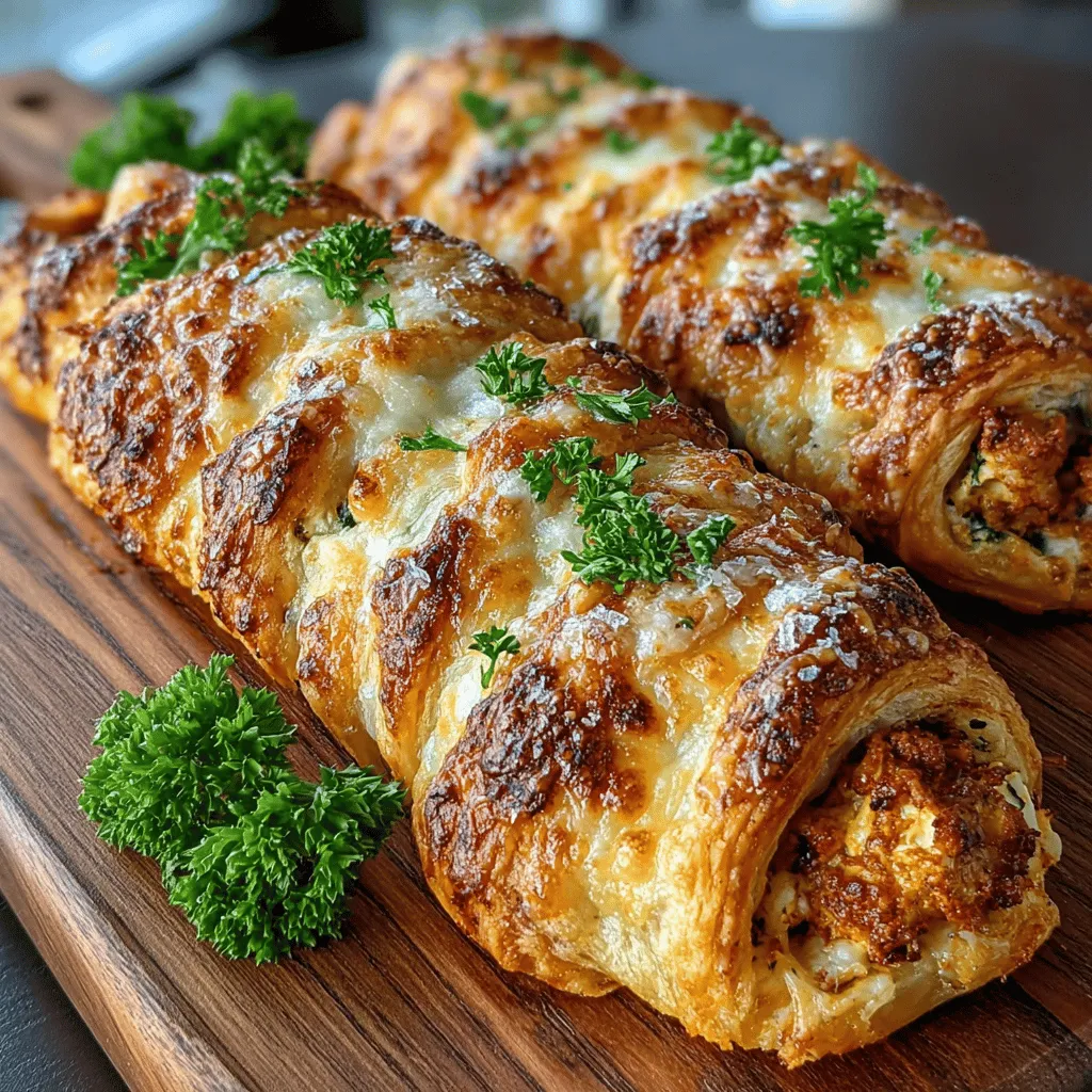 The Savory Spinach & Artichoke Chicken Twists recipe is a delightful culinary creation that marries the rich flavors of chicken, spinach, and artichokes in a flaky pastry shell. This dish stands out not only for its delicious taste but also for its appealing presentation, making it a perfect choice for various occasions. Whether you're planning a family dinner, hosting a party, or looking for a fun appetizer, these twists are sure to impress your guests and satisfy your taste buds.