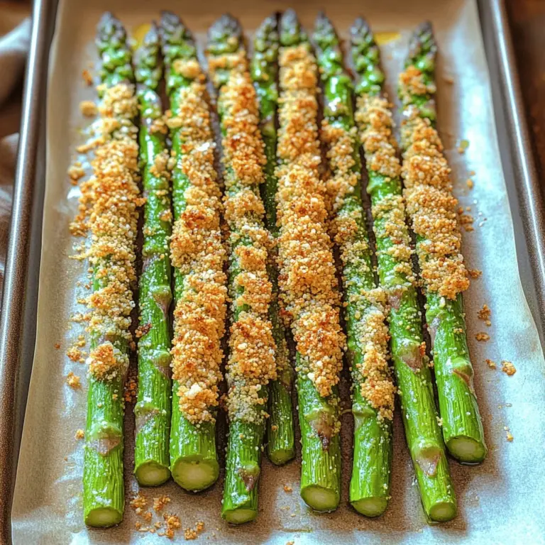 In today's culinary landscape, vegetables often take center stage as versatile ingredients that can transform any dish. One such delightful creation is Parmesan Crunch Asparagus Fries, a healthy yet indulgent way to enjoy this nutrient-packed vegetable. Crispy, cheesy, and bursting with flavor, these asparagus fries are perfect as an appetizer, snack, or side dish. They offer a unique twist to traditional fries, allowing you to indulge in a guilt-free treat that satisfies both your cravings and nutritional needs. As the trend of vegetable-based snacks continues to gain momentum, Parmesan Crunch Asparagus Fries stand out as an exciting option that can please both health-conscious eaters and those looking for a flavorful bite.
