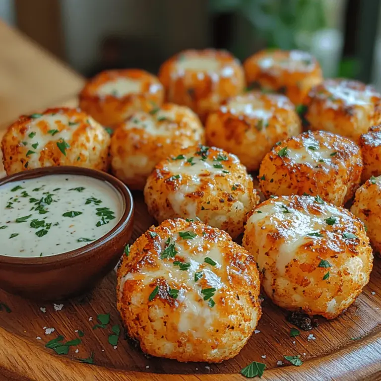 In recent years, there has been a significant shift towards healthier snacking options, driven by an increasing awareness of nutrition and well-being. With busy lifestyles and the demand for convenience, people are looking for snacks that not only satisfy their cravings but also contribute positively to their health. Enter crispy ranch cauliflower tots—a delightful and nutritious twist on the beloved potato tot. These flavorful bites not only satiate your snack cravings but also pack a nutritional punch, making them a perfect choice for anyone looking to incorporate more vegetables into their diet.