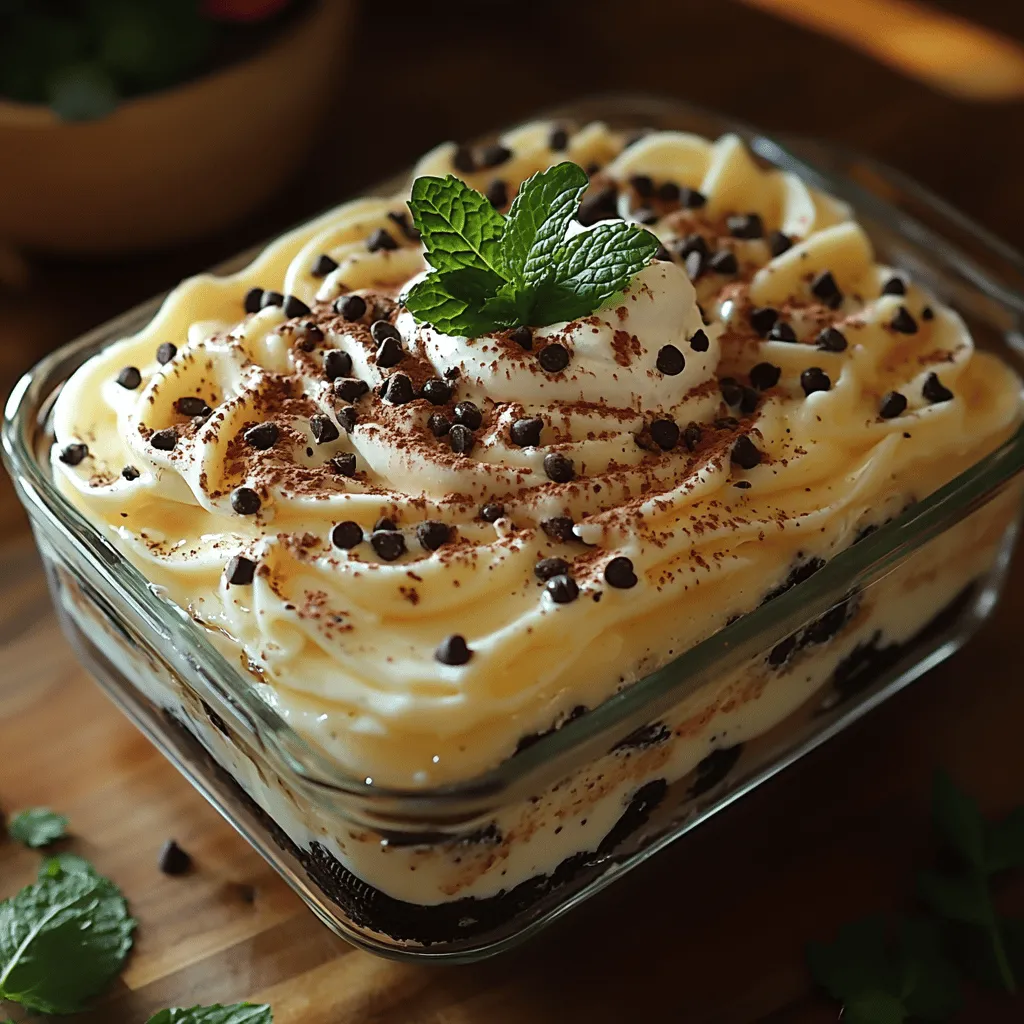 When assembling your Chilled Mint Oreo Icebox Cake, it’s crucial to master the technique of dipping Oreos in milk. This step is essential for achieving the perfect balance of moisture without turning your cookies into a soggy mess. Here are some effective techniques to help you get it just right: