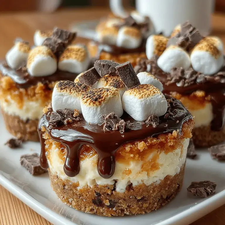 S’mores are more than just a treat; they are an emblem of summer nights, campfires, and cherished memories spent with friends and family. The simple combination of toasted marshmallows, rich chocolate, and crunchy graham crackers evokes a sense of nostalgia that many of us hold dear. However, the traditional preparation method, involving open flames and outdoor settings, can be a bit impractical for everyday cravings or indoor gatherings. Enter the Delightful No-Bake S’mores Cups—a modern twist on the classic recipe that encapsulates the essence of s’mores without requiring a campfire.