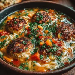 When it comes to comfort food, few dishes can rival a warm bowl of soup. Zesty Turkey Meatball and Orzo Soup not only warms the soul but also tantalizes the taste buds with its vibrant flavors. This delightful dish combines lean turkey meatballs with tender orzo pasta and a medley of fresh vegetables, creating a nourishing meal that can be enjoyed any time of the year. Whether you’re looking for a hearty weeknight dinner or a soothing bowl of goodness on a chilly day, this soup checks all the boxes.