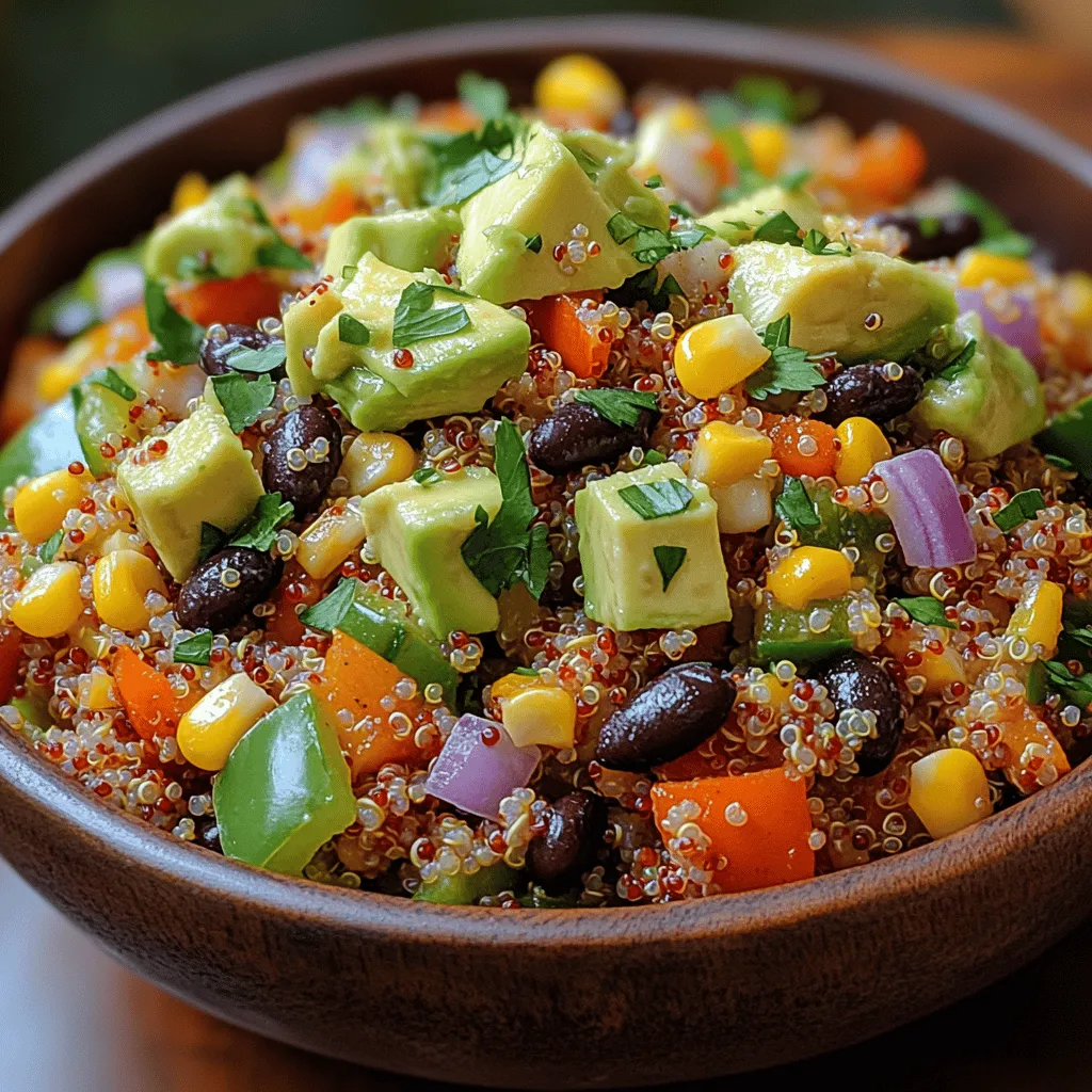 Quinoa is a delicious and nutritious grain that serves as the base for our Peppery Cajun Quinoa Salad. Cooking quinoa properly is essential to achieving that perfect fluffy texture, and it all begins with the right water-to-quinoa ratio. The standard ratio is 2:1, meaning for every cup of quinoa you use, you should add two cups of water. However, if you're looking for a bit more flavor, consider substituting some of the water with vegetable broth. This will infuse your quinoa with added depth and richness right from the start.