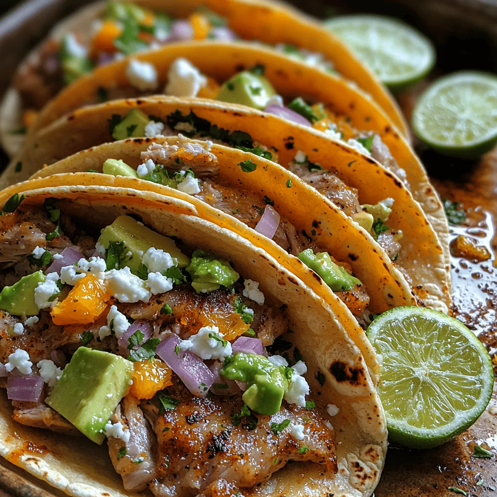 When it comes to tacos, few can match the vibrant and zesty profile of Citrus Mojo Pork Tacos. This delightful dish expertly blends the rich traditions of Cuban cuisine with the beloved taco format, creating a culinary experience that tantalizes the taste buds. The combination of succulent pork, bright citrus, and aromatic spices makes these tacos a favorite among food enthusiasts and home cooks alike. With the right fresh ingredients and a bit of time, you can transform a simple meal into an explosion of flavors that celebrates both the pork and the vibrant essence of citrus.