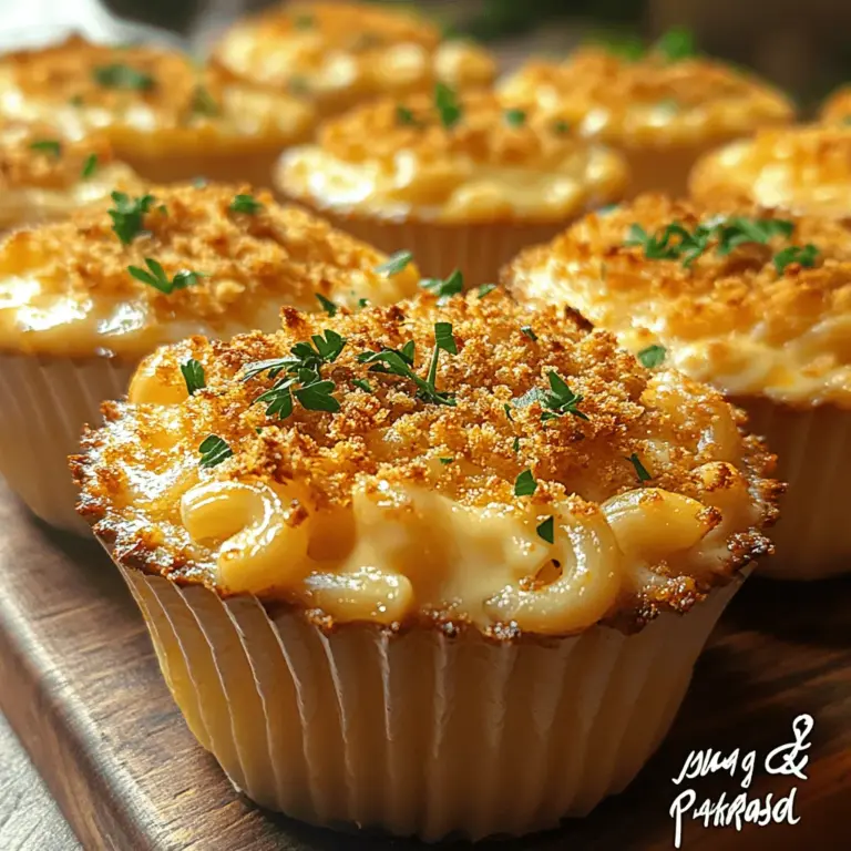 Discover a delightful twist on classic comfort food with Creamy Mac & Cheese Muffin Cups. This innovative recipe transforms the traditional mac and cheese experience into convenient, portable bites. Whether you're planning a gathering, packing lunchboxes, or simply seeking a tasty snack, these muffin cups deliver the rich, cheesy goodness of mac and cheese in a fun and unique format. In this article, we’ll take you through the process of making these delicious muffin cups, providing you with tips, insights, and some background on this beloved dish.