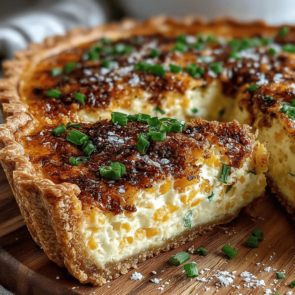 Quiche is a delightful dish that has captured the hearts and palates of food lovers around the globe. Known for its versatility, this savory tart can be served warm or at room temperature, making it an ideal choice for a variety of occasions. Whether you're hosting a leisurely brunch, looking for a satisfying lunch, or preparing a light dinner, quiche is the perfect solution. Among the myriad of flavor combinations available, the Sweet Corn & Cheddar Quiche stands out as a particularly delightful option. This quiche marries the sweetness of fresh corn with the rich, creamy notes of cheddar cheese, creating a dish that is both comforting and satisfying.