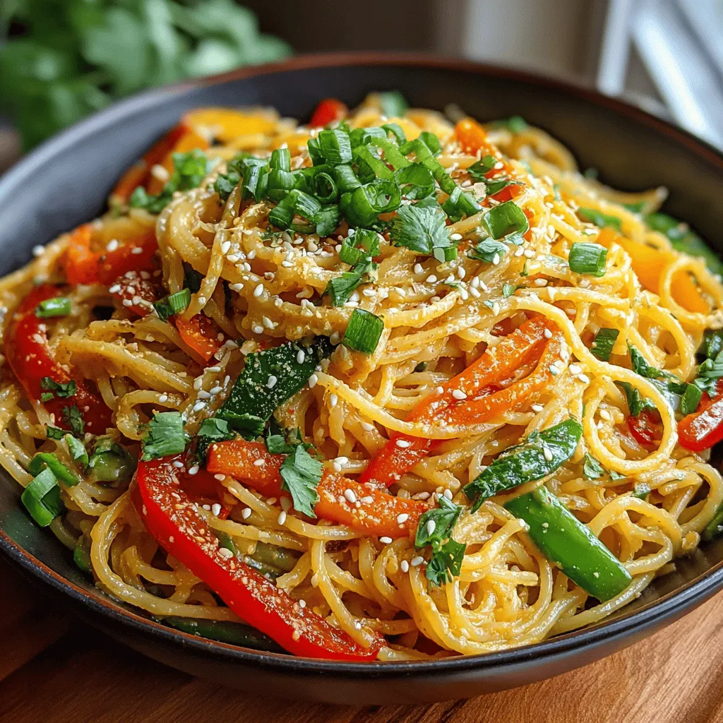 Peanut sesame noodles have become a beloved staple in Asian cuisine, celebrated for their rich, savory flavors and satisfying texture. This dish combines the creamy essence of peanut butter with the nutty aroma of sesame oil, creating a delightful marriage of tastes that appeals to a wide range of palates. Originating from various Asian culinary traditions, these noodles have found their way into homes around the world, making them a popular choice for both special occasions and everyday meals.