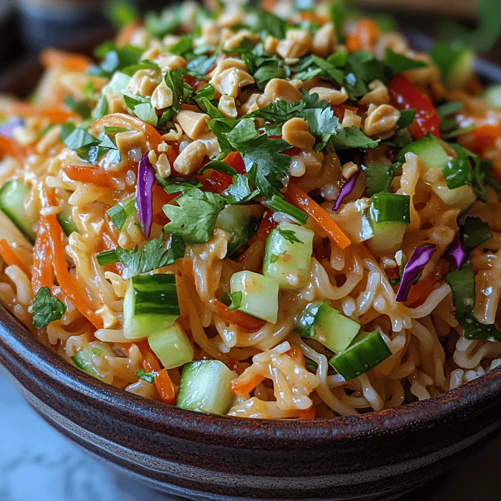 In the realm of vibrant and refreshing dishes, the Thai Peanut Noodle Salad stands out as a delightful choice, captivating food enthusiasts with its medley of flavors and textures. This salad not only embodies the essence of Thai cuisine but also offers a perfect balance that is both satisfying and light. Combining crunchy vegetables, soft rice noodles, and a creamy peanut dressing, it tantalizes the taste buds and leaves a lasting impression.