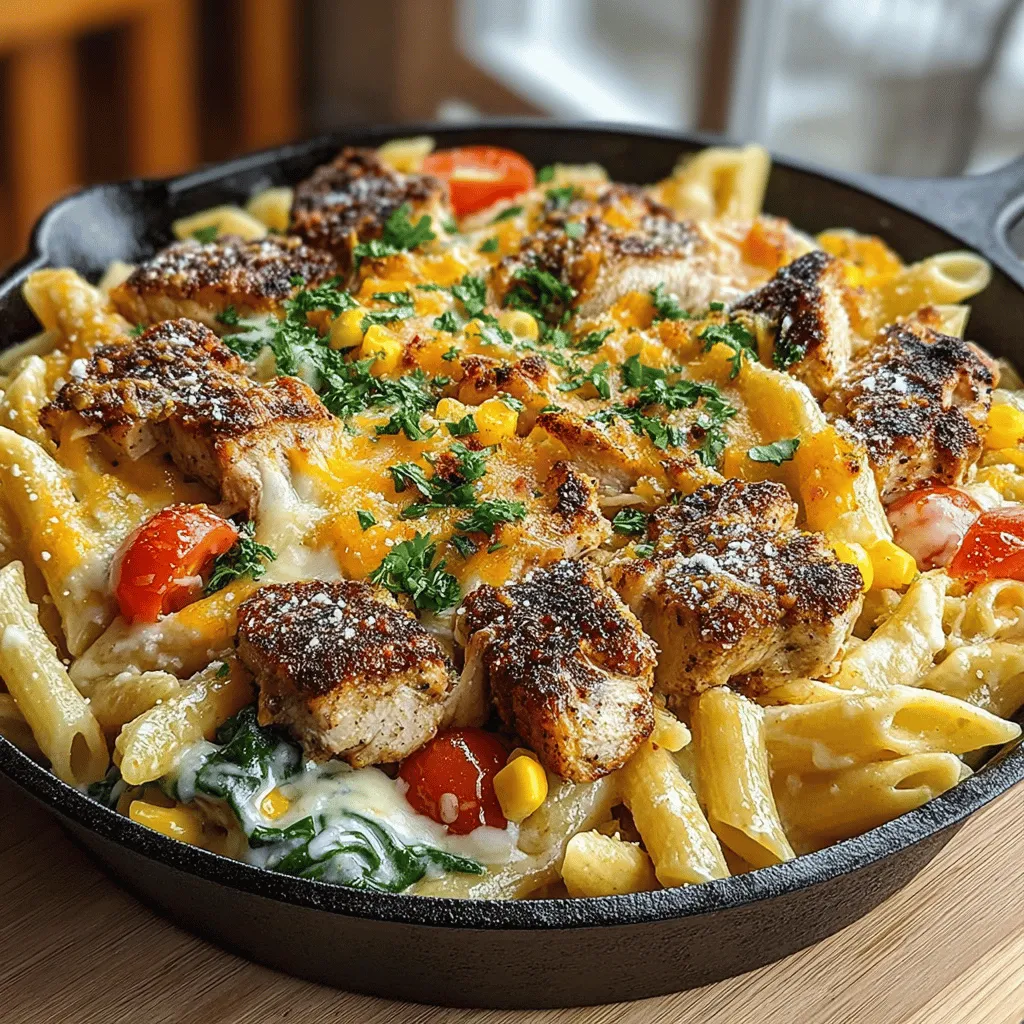 In the hustle and bustle of daily life, finding the perfect weeknight dinner that is both satisfying and quick can often feel like a daunting task. Enter the Creamy Southwest Chicken Pasta Skillet—a vibrant dish that promises a punch of flavor while requiring minimal effort. This recipe is a delightful fusion of creamy textures, colorful ingredients, and a blend of spices that will transport your taste buds straight to the heart of the Southwest.