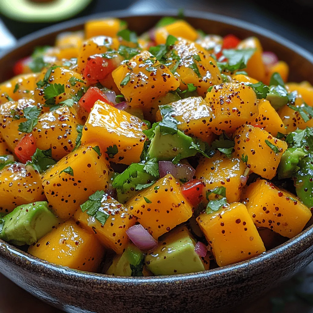 In recent years, the culinary landscape has witnessed a significant shift towards incorporating fresh, vibrant salads into everyday diets. As consumers become increasingly health-conscious, the demand for nutrient-rich, flavorful dishes has soared. Salads, once relegated to the role of a mere side dish, are now celebrated as delicious, satisfying meals that can stand on their own. Among the myriad of salad options, the Tangy Mango Avocado Salad stands out as a particularly enticing choice, marrying the sweetness of ripe mangoes with the creamy richness of avocados.