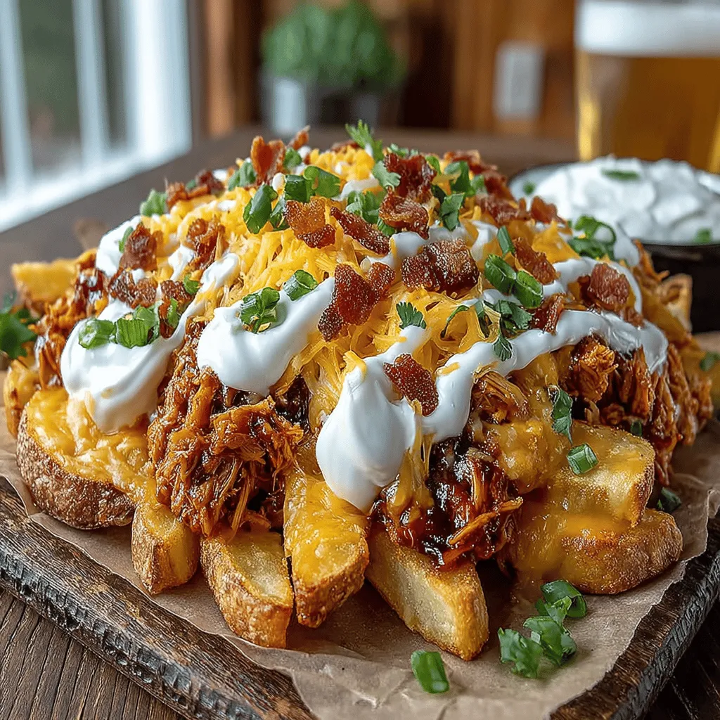 To create the perfect base for your loaded BBQ chicken baked fries, follow these essential steps to prepare the fries: