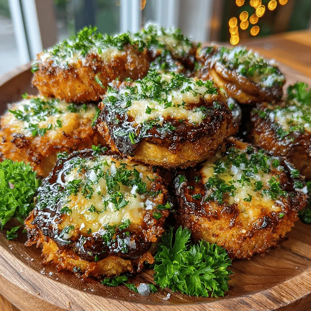 In the world of appetizers and snacks, finding a dish that is both delicious and healthy can often feel like an uphill battle. However, Crispy Parmesan Baked Mushroom Fries provide a delightful solution that marries flavor with nutrition. This innovative recipe transforms portobello mushrooms into a crispy, cheesy treat that not only satisfies your cravings but also elevates your vegetable intake. These baked mushroom fries are a fantastic option for any occasion—whether you're hosting a gathering, preparing a family dinner, or simply looking for a healthy snack that won't compromise on taste.