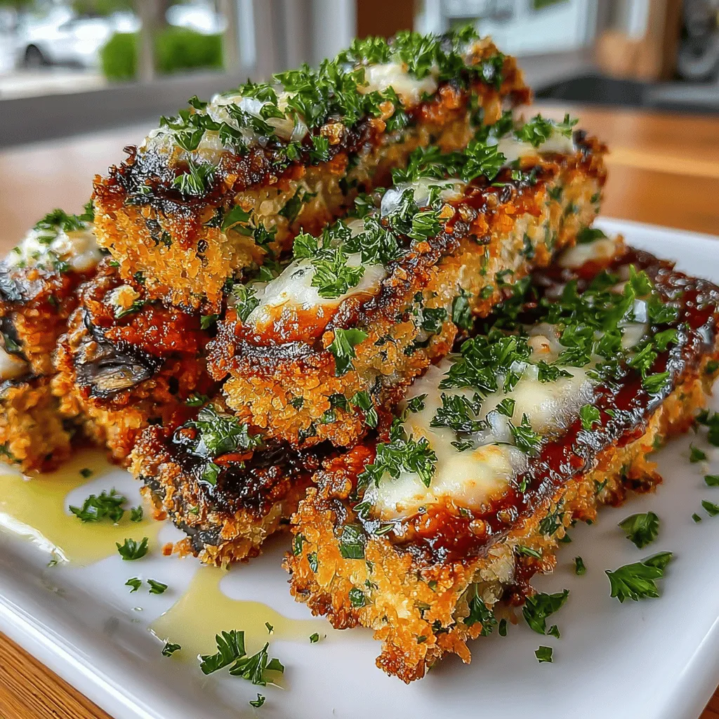 In the world of appetizers and snacks, finding a dish that is both delicious and healthy can often feel like an uphill battle. However, Crispy Parmesan Baked Mushroom Fries provide a delightful solution that marries flavor with nutrition. This innovative recipe transforms portobello mushrooms into a crispy, cheesy treat that not only satisfies your cravings but also elevates your vegetable intake. These baked mushroom fries are a fantastic option for any occasion—whether you're hosting a gathering, preparing a family dinner, or simply looking for a healthy snack that won't compromise on taste.