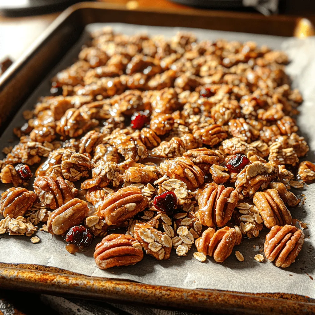 If you're looking for a snack that strikes the perfect balance between sweet and nutty, look no further than Crunchy Maple Glazed Pecan Clusters. These delightful treats combine the rich flavors of pecans with the warm sweetness of maple syrup, creating a snack that is not only delicious but also incredibly satisfying. Perfect for any occasion, these clusters can be enjoyed as a midday pick-me-up, an addition to your breakfast routine, or a delightful treat to share with friends and family during gatherings.