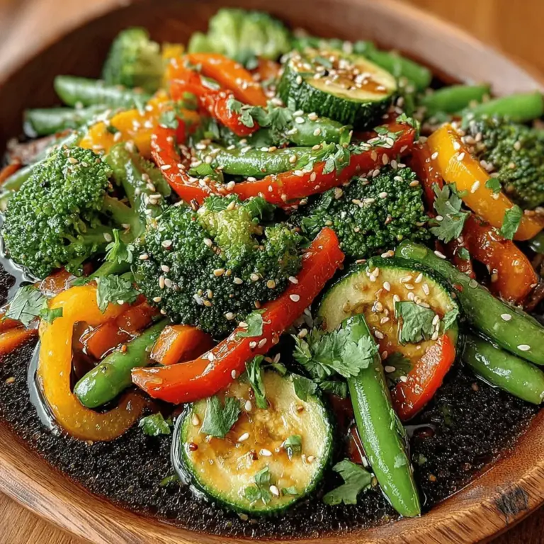 As the days grow longer and the sun shines brighter, summer brings an abundance of fresh, colorful produce that beckons home cooks to create vibrant dishes. One such dish is the Vibrant Summer Veggie Stir Fry, a celebration of seasonal vegetables that not only pleases the palate but also nourishes the body. This recipe is a delightful canvas for the freshest vegetables, allowing their natural flavors and textures to shine. Bursting with color and packed with nutrients, this stir fry is a go-to option for quick weeknight dinners, summer barbecues, or family gatherings.