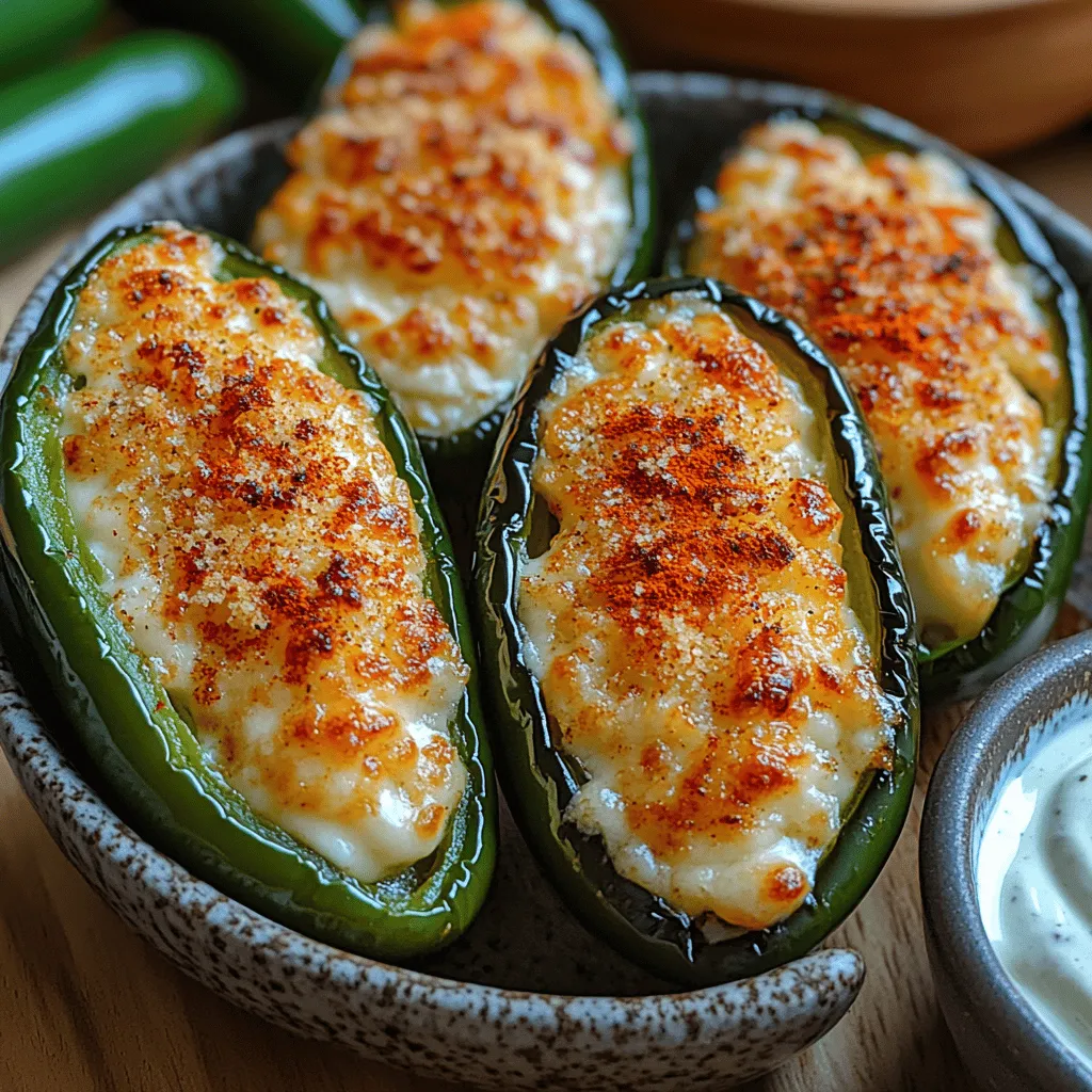 Crispy Jalapeño Cheese Poppers are a crowd-pleasing appetizer that combines the perfect balance of heat and creaminess. These delightful bite-sized treats feature fresh jalapeños filled with a rich cheese mixture, coated in a crispy breading, and fried or baked to golden perfection. Ideal for parties, game day gatherings, or simply as a flavorful snack at home, these poppers are sure to impress anyone who enjoys a little kick in their culinary experience.
