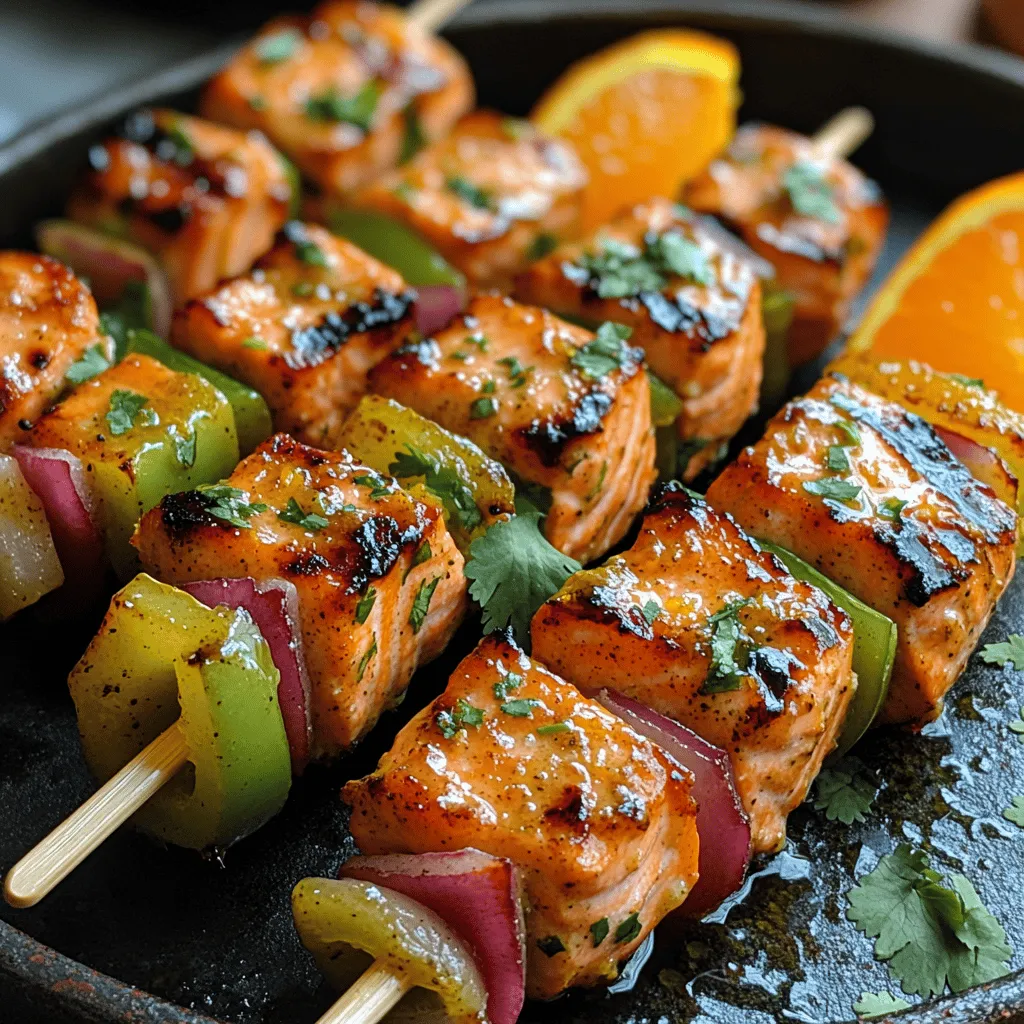 If you're looking for a dish that perfectly balances flavor and nutrition, look no further than Zingy Orange Ginger Salmon Skewers. This delightful recipe brings together the zesty brightness of oranges and the warm, spicy kick of ginger, creating a harmonious and mouth-watering experience. Salmon, known for its rich taste and numerous health benefits, serves as the star ingredient in this dish, making it a popular choice in many culinary traditions around the world.
